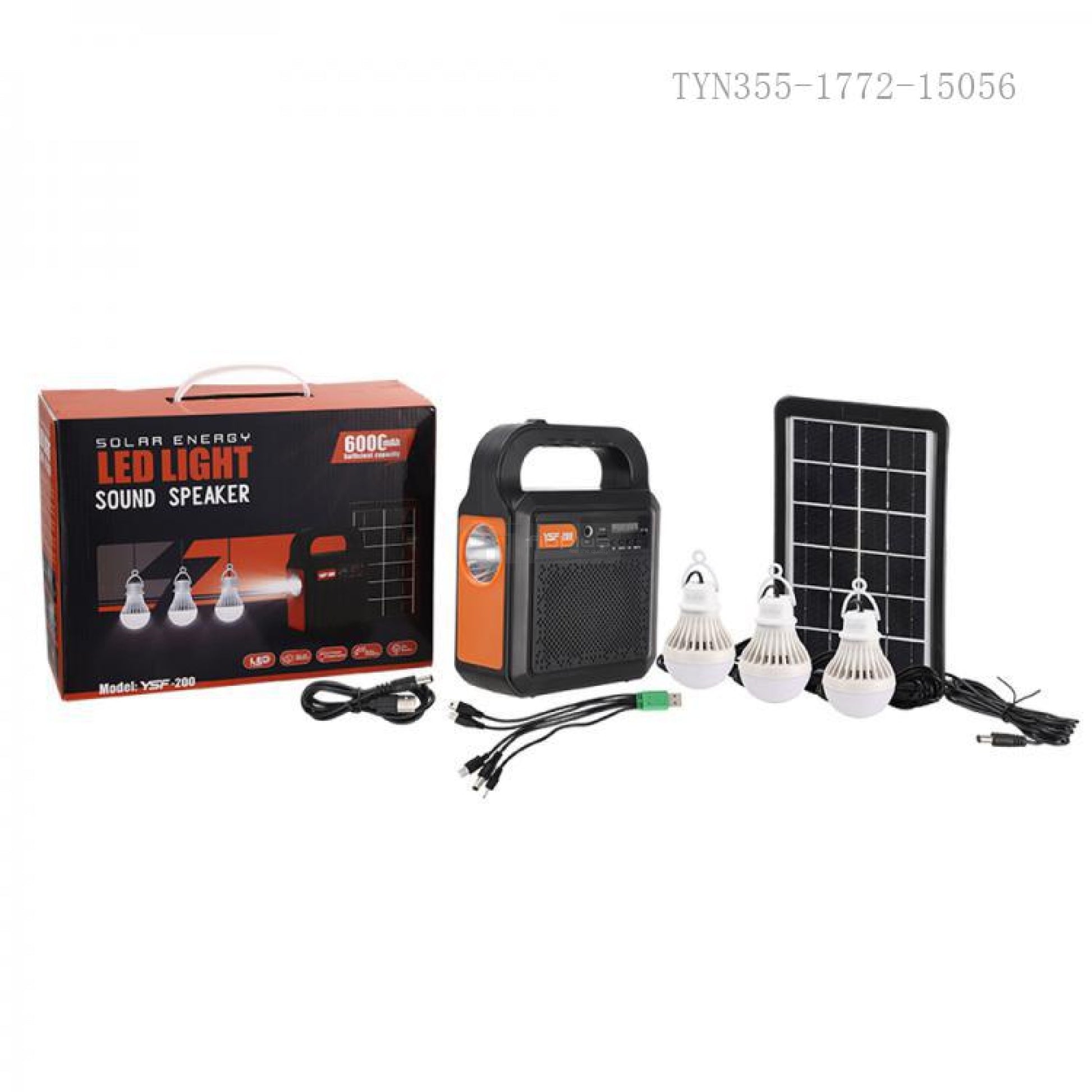 Fioplus FIO YSF200 Güneş Enerjili Panelli Kamp Hoparlörü