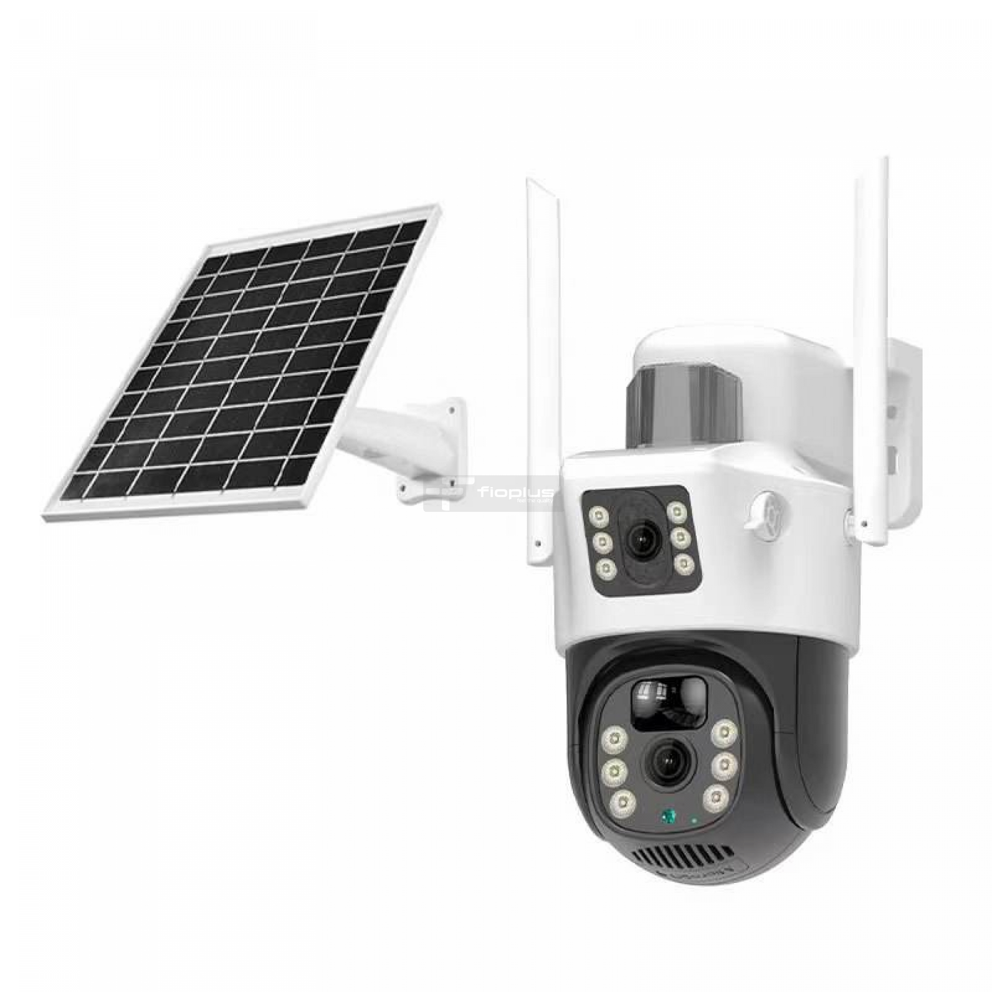 P2020 -P2018 3 Lensli Sim Kartlı Güvenlik Kamerası (1 Güneş Paneli Destekli)