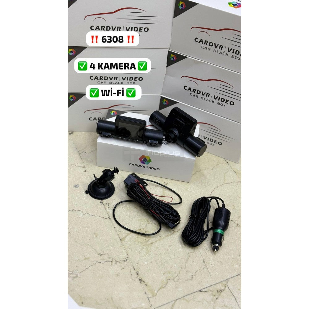 6308 4 Kameralı Araç DVR – Wi-Fi