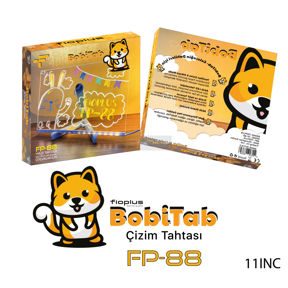 Fioplus Bobitab P-88 LED Çizim Tableti