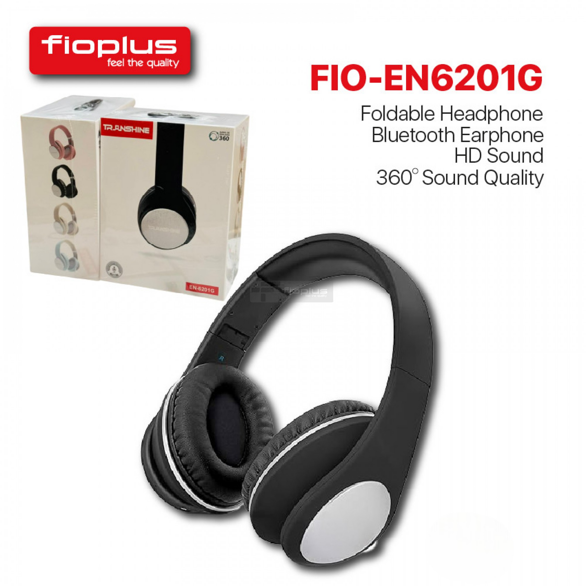 FIOPLUS TRANSHINE EN6201G Katlanabilir Bluetooth Kulaklık