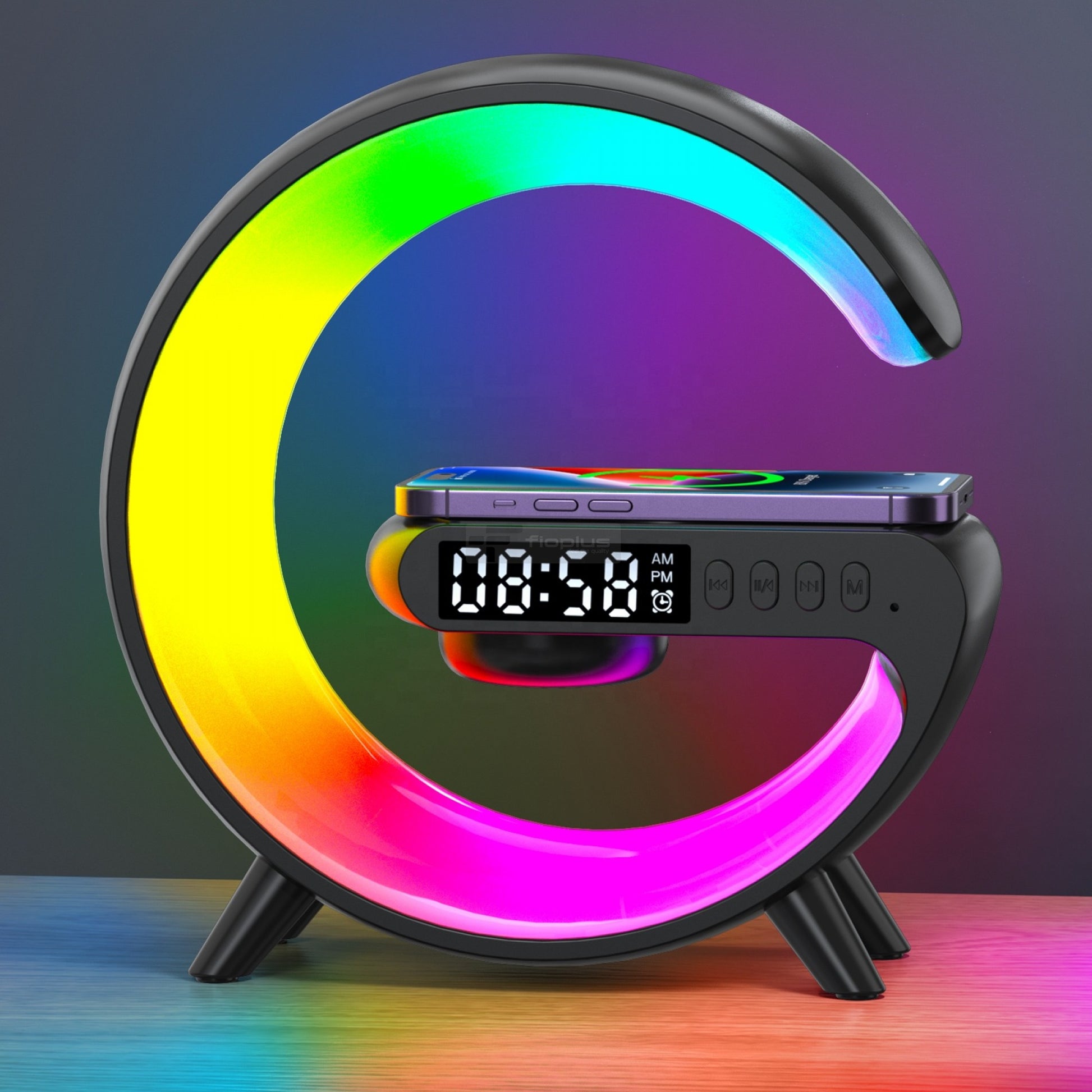 FIO G63 15W Kablosuz Hızlı Şarjlı RGB Akıllı Hoparlör