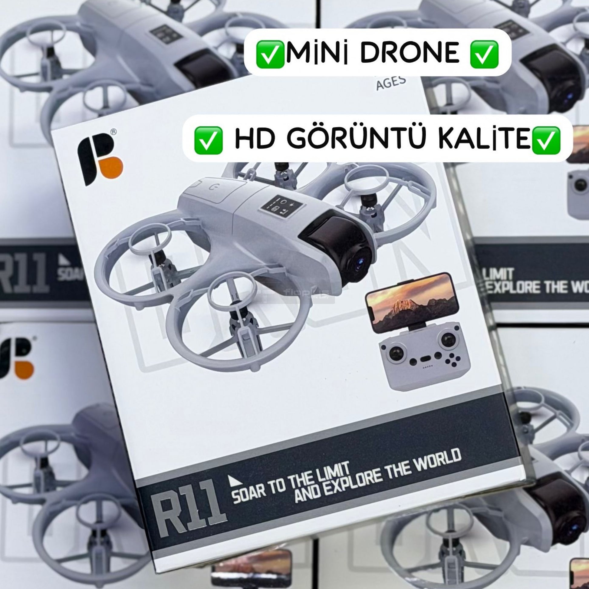 FIO R11 HD Görüntü Kaliteli Akıllı Mini Drone