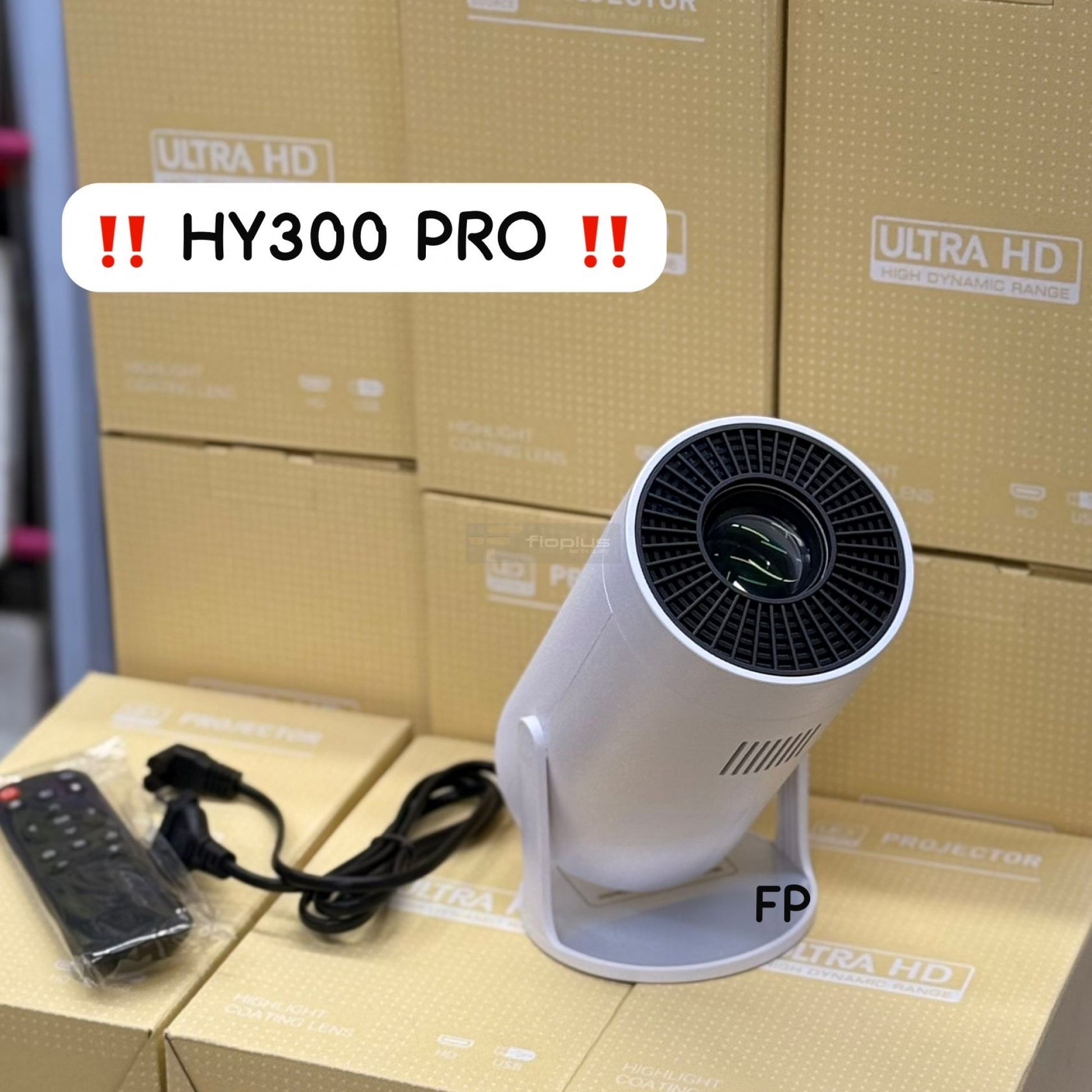 Fioplus FIO HY300 PRO 4K Destekli Android 11.0 Akıllı Projeksiyon