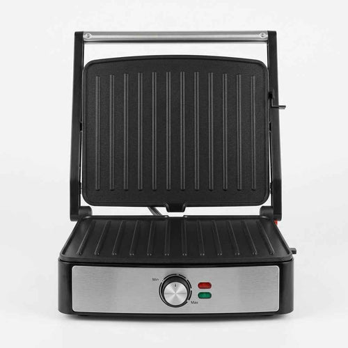 2200W Izgara & Tost Makinesi – Ayarlanabilir Isı, Geniş Plaka, 180° Açılabilir