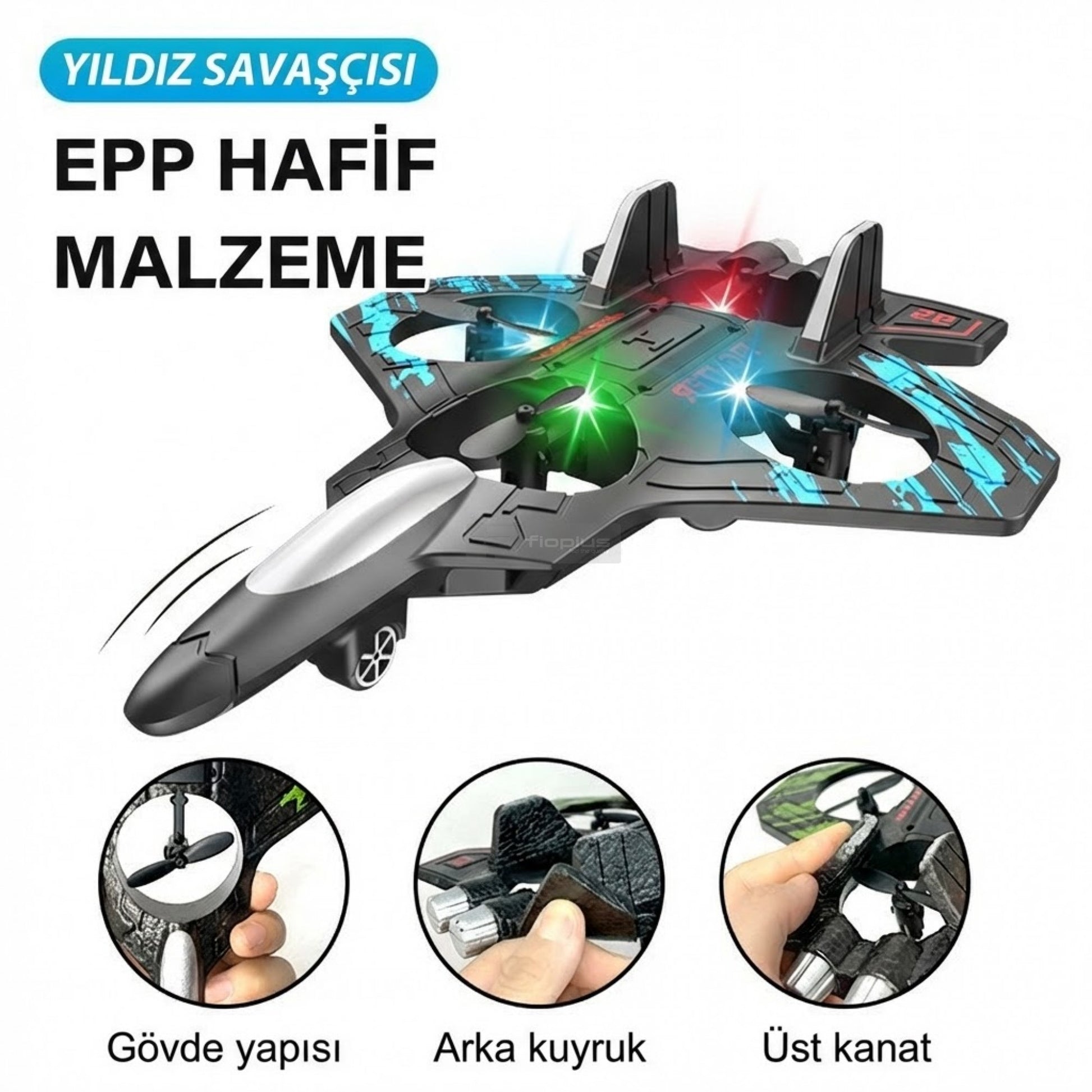 FIO F166 Kırılmaz EPP Gövdeli ve 150 Metre Menzilli Akıllı Drone